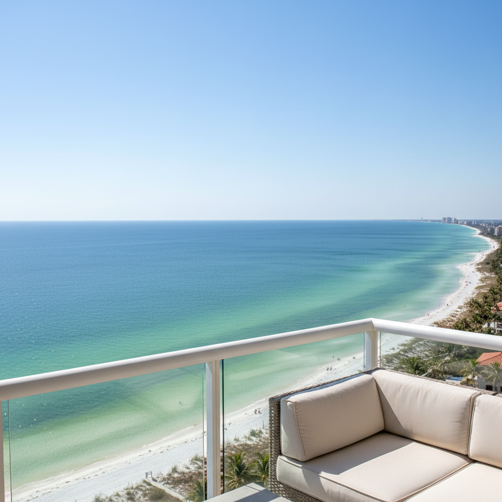 Private balconies overlooking Ocean